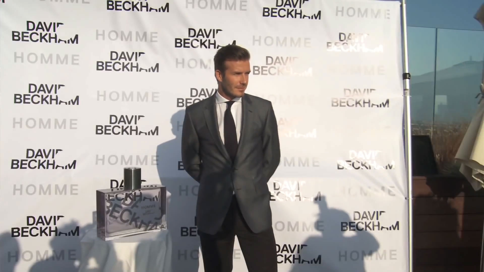 David Beckham — Homme Launch