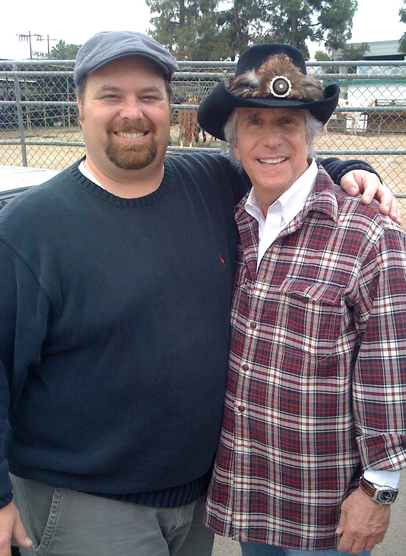 Michael Race with Henry Winkler